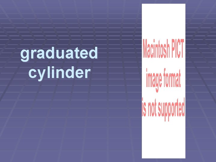 graduated cylinder 