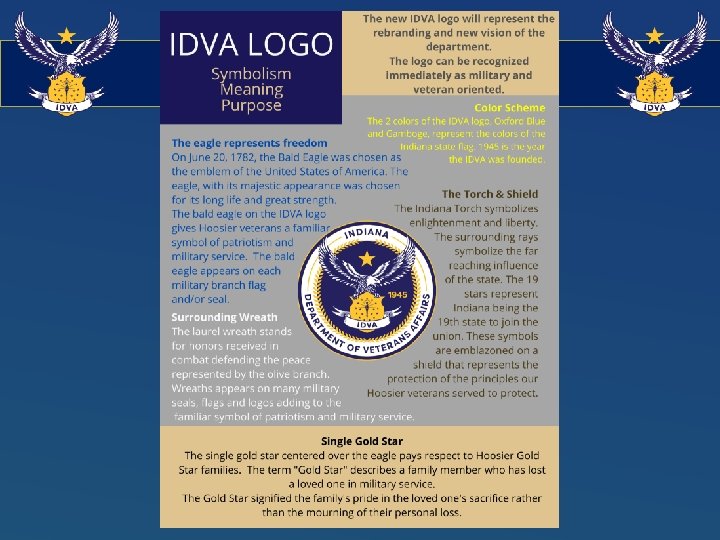 INDIANA DEPARTMENT OF VETERANS AFFAIRS OUTREACH DIVISION 