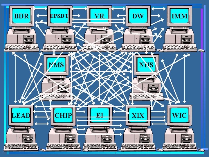 BDR EPSDT VR NMS LEAD CHIP DW IMM NHS EI XIX WIC 