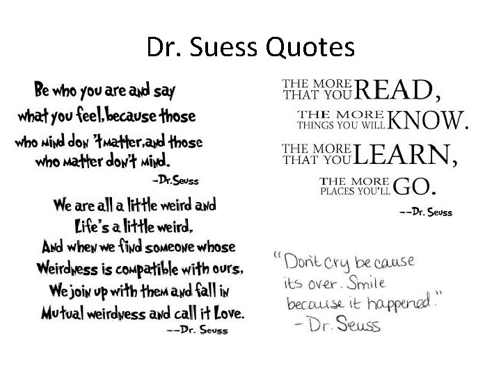 Dr. Suess Quotes 