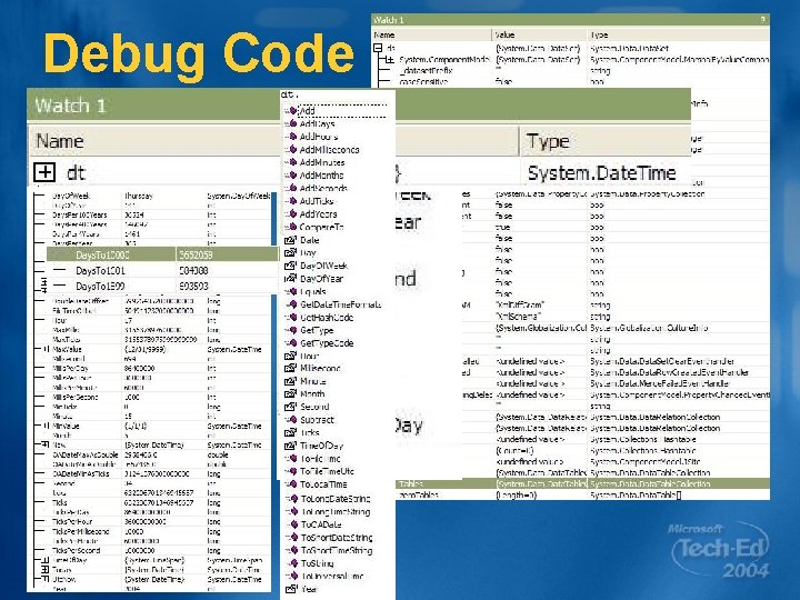 Debug Code 