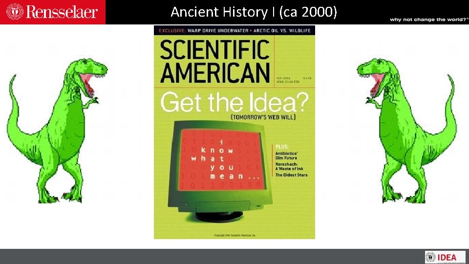 Ancient History I (ca 2000) 