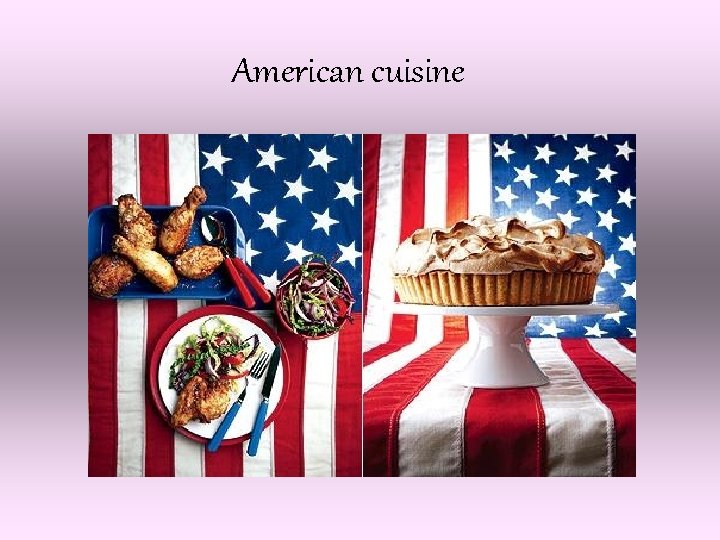 American cuisine 