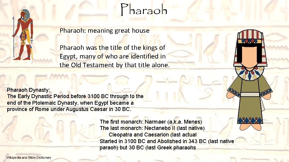 Pharaoh: meaning great house Pharaoh was the title of the kings of Egypt, many Pharaoh: meaning great house Pharaoh was the title of the kings of Egypt, many