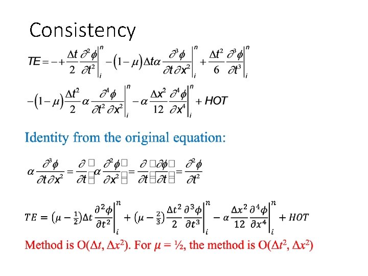 Consistency • 