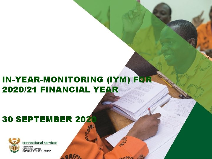 IN-YEAR-MONITORING (IYM) FOR 2020/21 FINANCIAL YEAR 30 SEPTEMBER 2020 