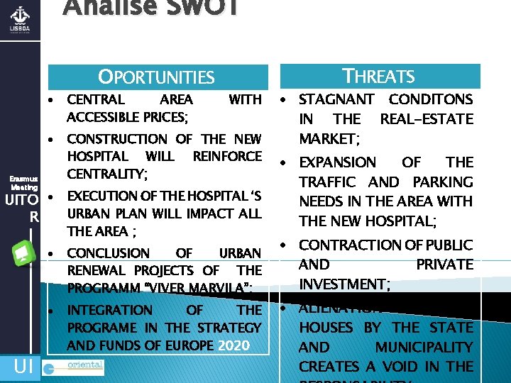 Análise SWOT OPORTUNITIES CENTRAL AREA ACCESSIBLE PRICES; WITH CONSTRUCTION OF THE NEW HOSPITAL WILL