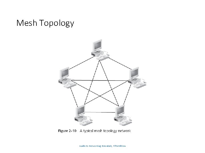 Mesh Topology Guide to Networking Essentials, Fifth Edition 21 