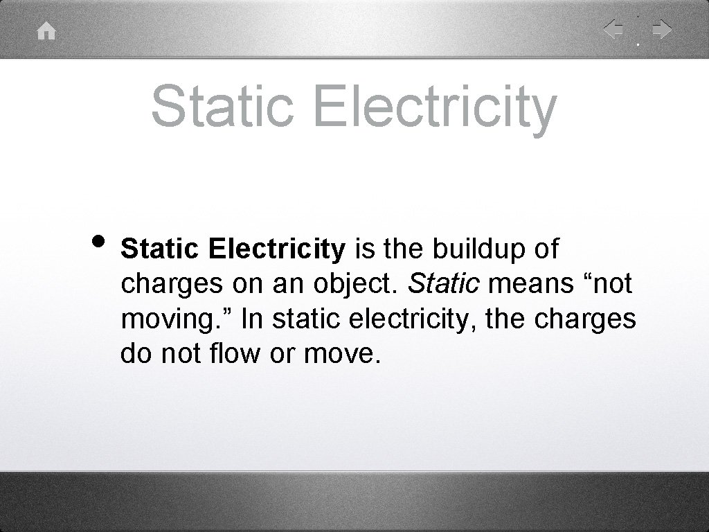 Static Electricity • Static Electricity is the buildup of charges on an object. Static