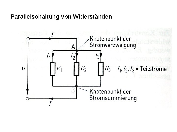 Parallelschaltung von Widerständen 