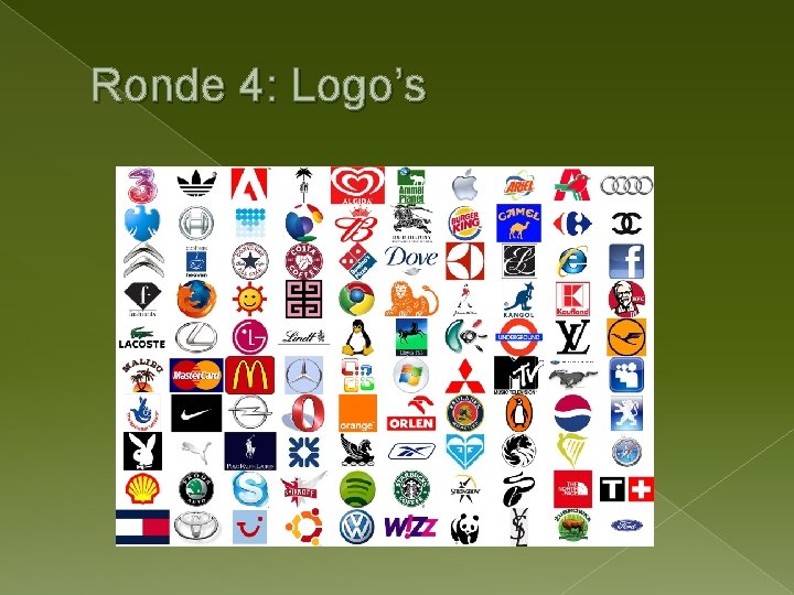 Ronde 4: Logo’s 