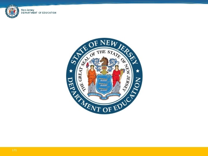 New Jersey DEPARTMENT OF EDUCATION 171 