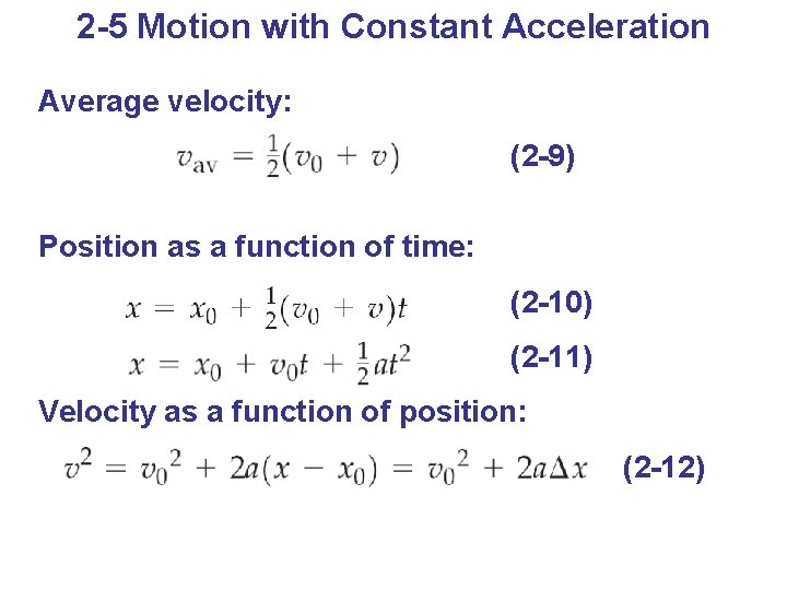 Lecture Outlines Chapter 2 Physics 3 rd Edition