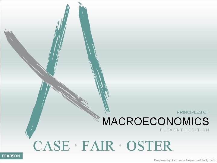 PRINCIPLES OF MACROECONOMICS ELEVENTH EDITION CASE FAIR OSTER PEARSON Prepared by: Fernando Quijano w/Shelly