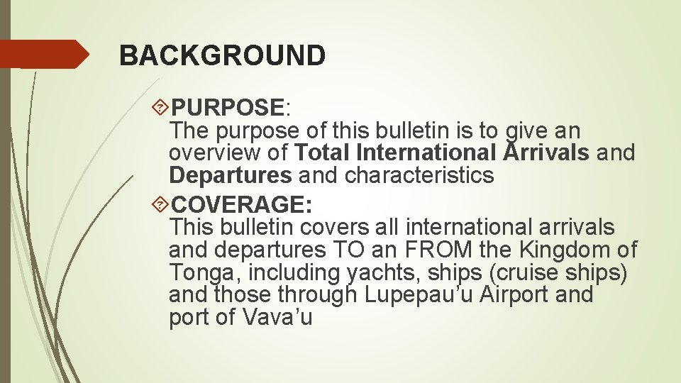 BACKGROUND PURPOSE: The purpose of this bulletin is to give an overview of Total