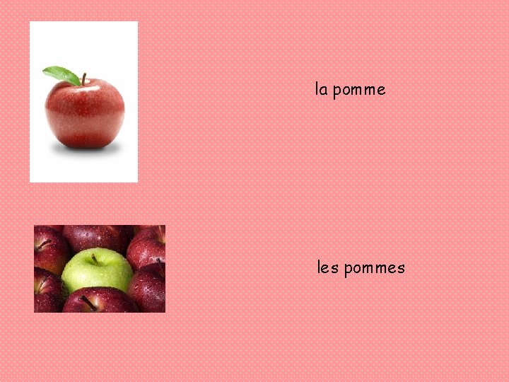 la pomme les pommes 