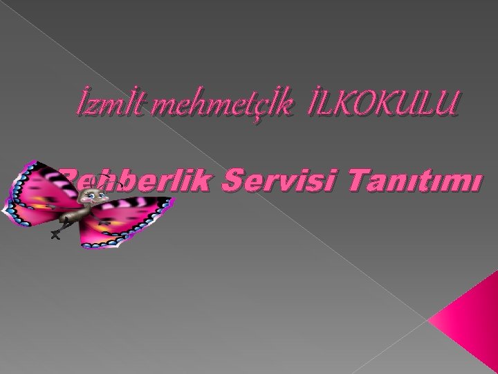 İzmİt mehmetçİk İLKOKULU Rehberlik Servisi Tanıtımı 