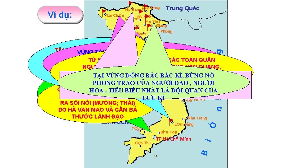 Ví dụ: Cao B» ng Hµ Giang Trung Quèc Lai Ch©u B¾c Th¸i ViÖt