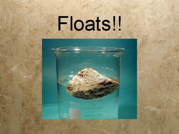 Floats!! 