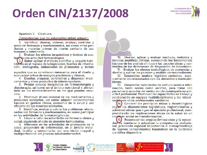 Orden CIN/2137/2008 