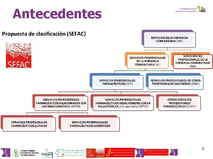 Antecedentes Propuesta de clasificación (SEFAC) 6 