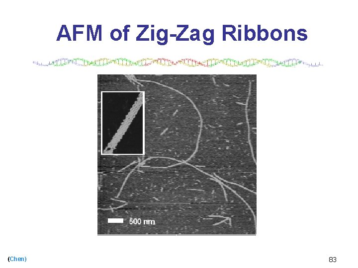 AFM of Zig-Zag Ribbons (Chen) 83 