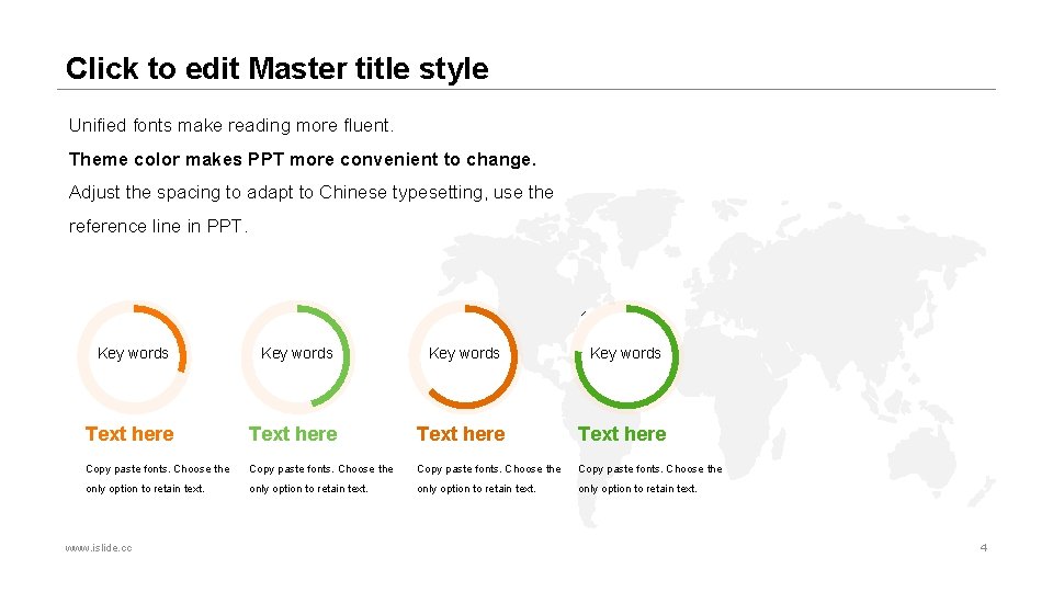 Click to edit Master title style Unified fonts make reading more fluent. Theme color