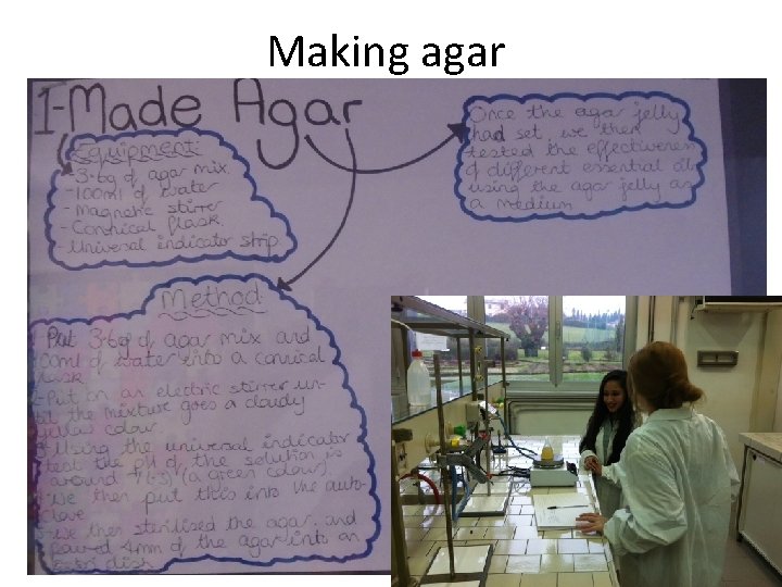 Making agar 