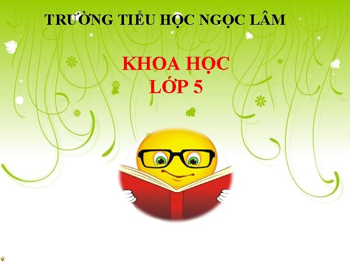 TRƯỜNG TIỂU HỌC NGỌC L M KHOA HỌC LỚP 5 