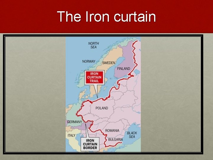 The Iron curtain 