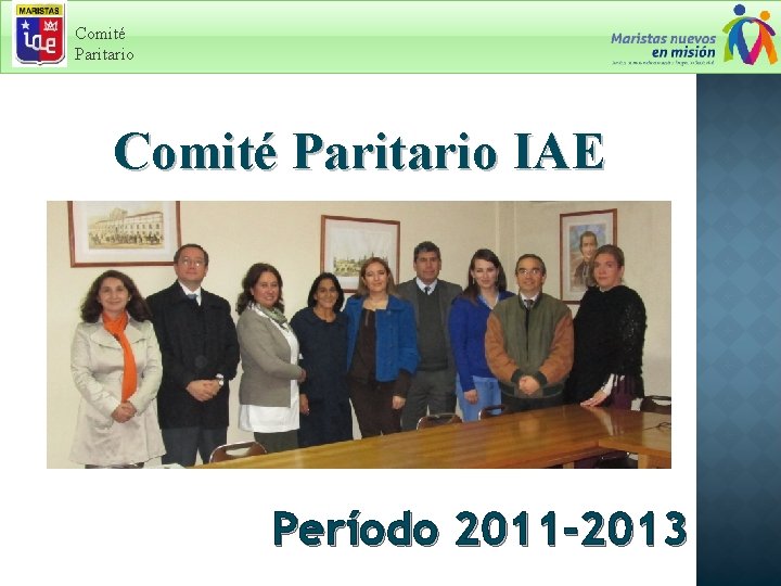 Comité Paritario IAE Período 2011 -2013 