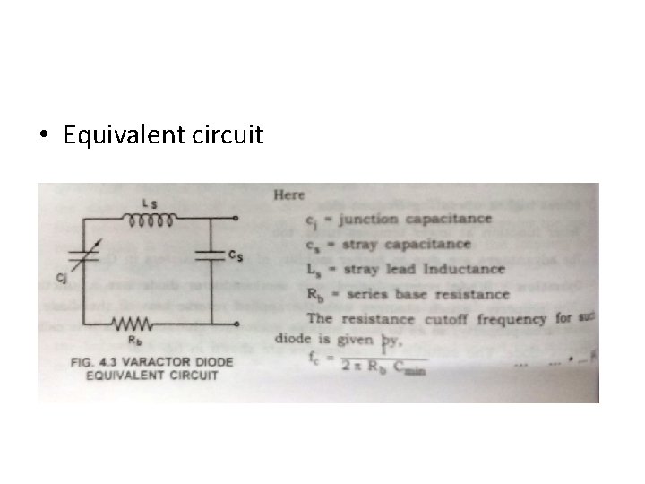  • Equivalent circuit 