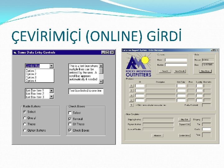 ÇEVİRİMİÇİ (ONLINE) GİRDİ 