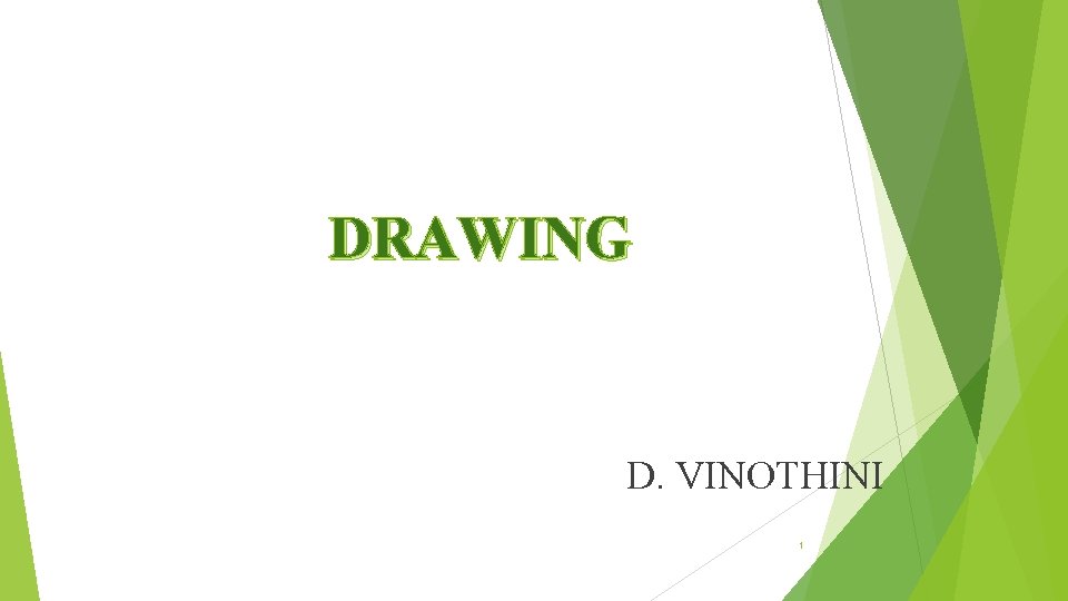 DRAWING D. VINOTHINI 1 