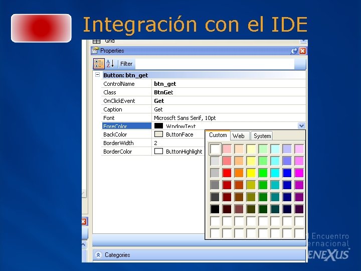 Integración con el IDE 