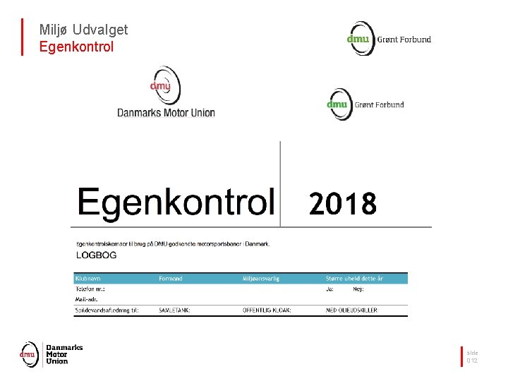 Miljø Udvalget Egenkontrol side 012 