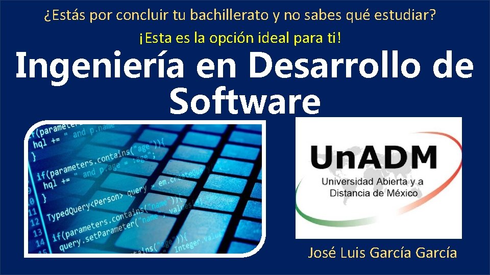 ¿Estás por concluir tu bachillerato y no sabes qué estudiar? ¡Esta es la opción