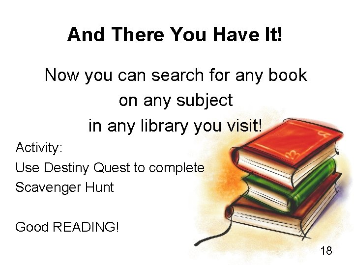 And There You Have It! Now you can search for any book on any