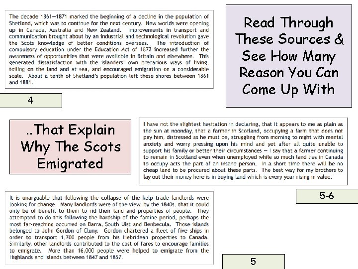 4 Read Through These Sources & See How Many Reason You Can Come Up