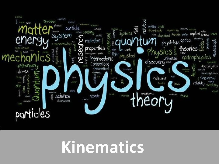 Kinematics 