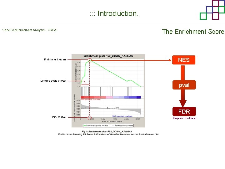 : : : Introduction. Gene Set Enrichment Analysis - GSEA - The Enrichment Score