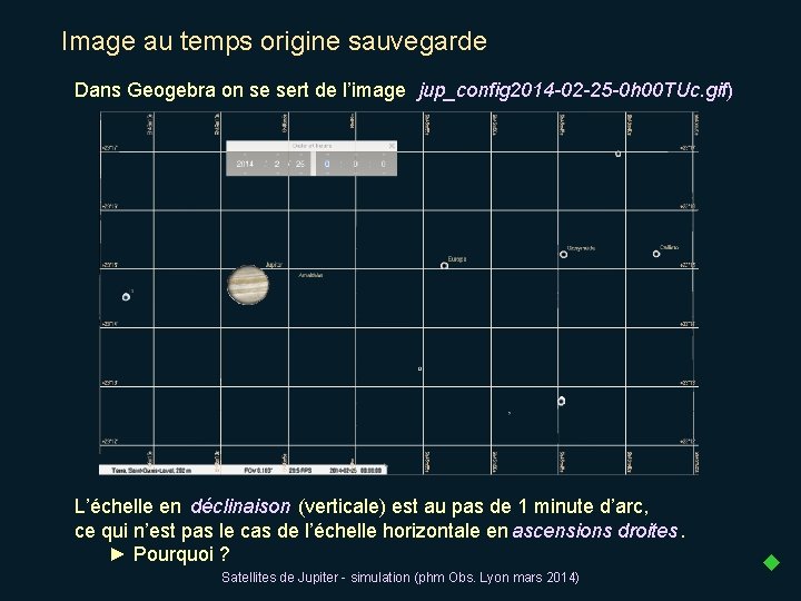 Image au temps origine sauvegarde Dans Geogebra on se sert de l’image jup_config 2014