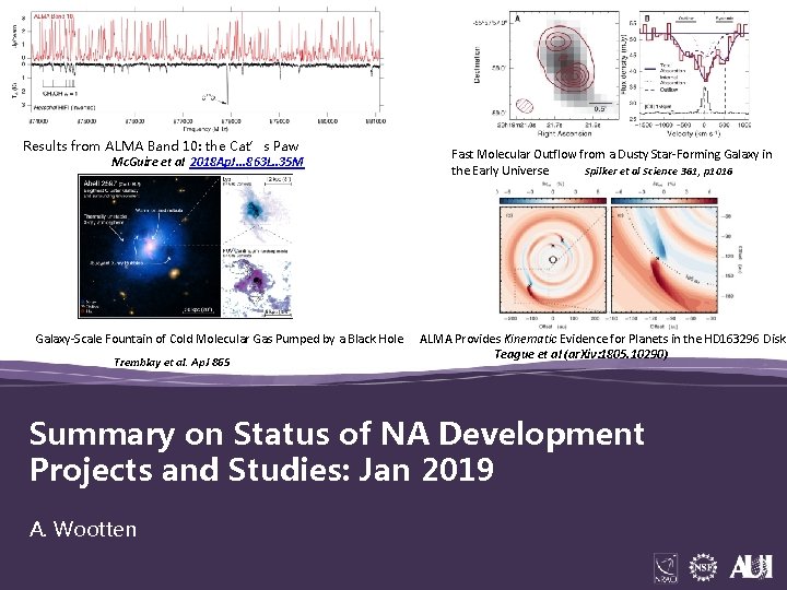 Results from ALMA Band 10: the Cat’s Paw Mc. Guire et al 2018 Ap.