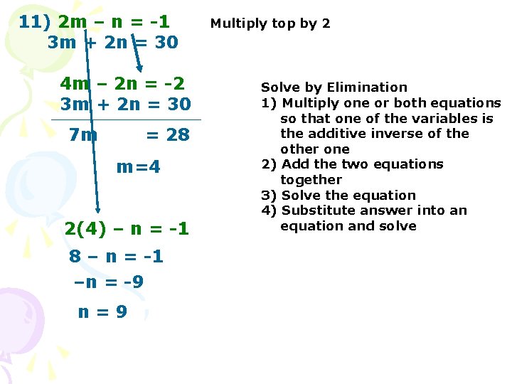 Solve by Substitution 1Isolate one variable in an