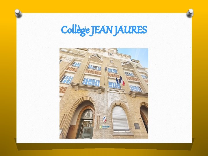 Collège JEAN JAURES 