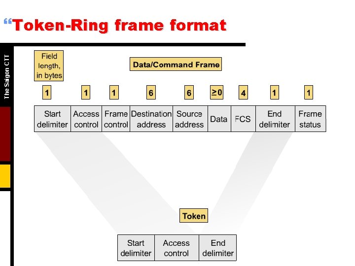 The Saigon CTT }Token-Ring frame format 