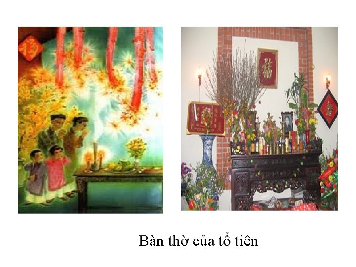 Bàn thờ của tổ tiên 