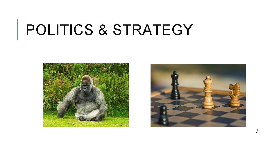 POLITICS & STRATEGY 3 