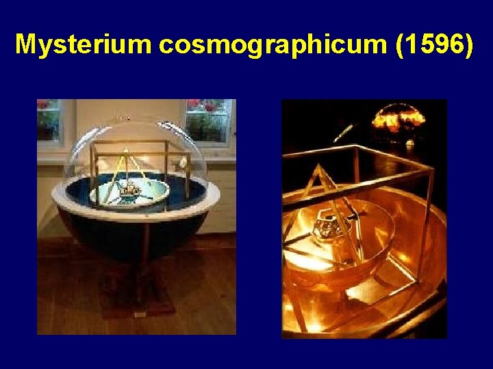 Mysterium cosmographicum (1596) 