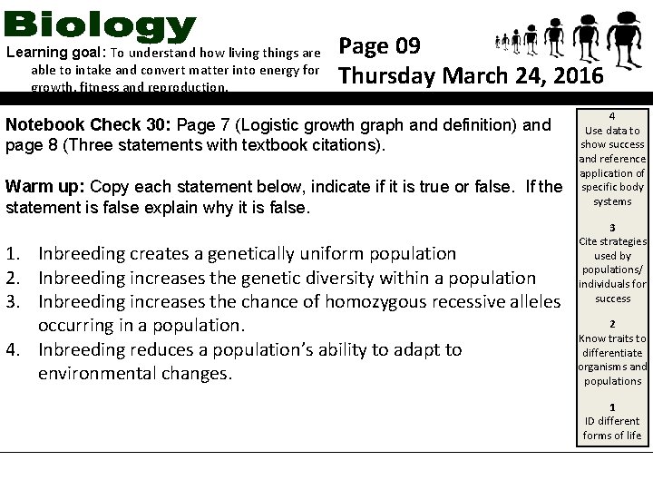 Learning goal: To understand how living things are able to intake and convert matter